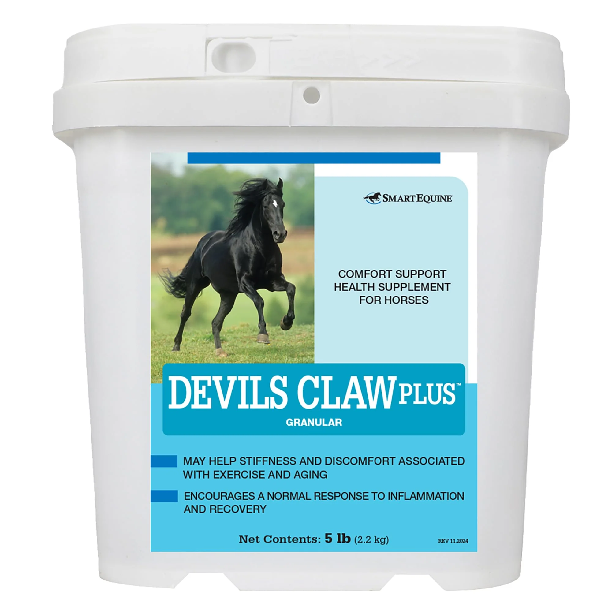 Official SmartEquine Devil's Claw Plus Granular Joint Support for Horses Antioxidant Blend 5 lb Authentic