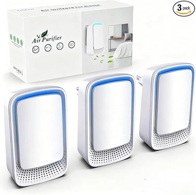 Breathable Air Ionizers for Home Negative Ion Generator Quiet Air Freshener for Bedroom Casual