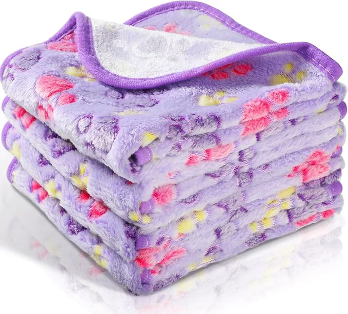 Classic Tatuo 4 Pcs Dog Blanket for Pet Cat Blankets Indoor Puppy Teething Stuff Toys Eco-Friendly
