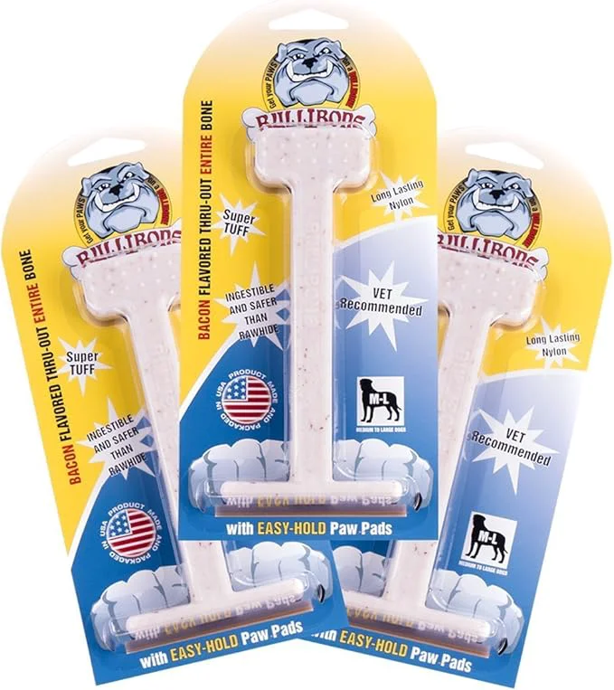 Trendy Bullibone Nylon Dog Chew Toy for Aggressive Chewers Next-Generation