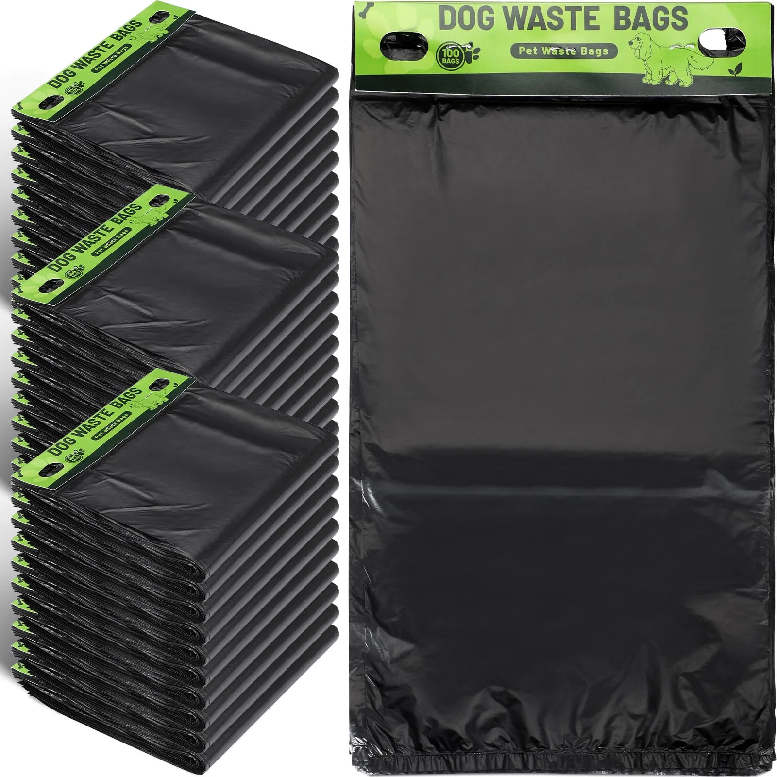 Traditional Ireer 7000 Pcs Header Bag Bulk Dog Poop Bags – Leakproof Single-Pull Premium