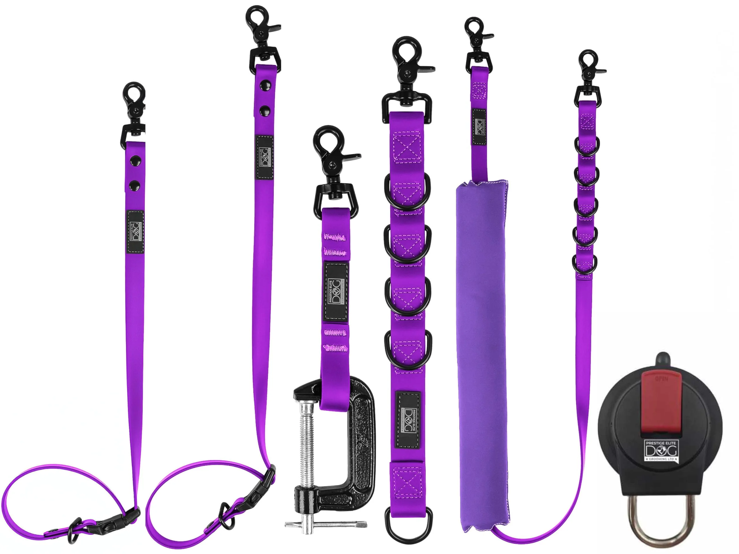 Premium Material Prestige Elite Grooming Loops for Dogs – Adjustable Biothane Noose Belly Strap Waterproof Extension Kit Official