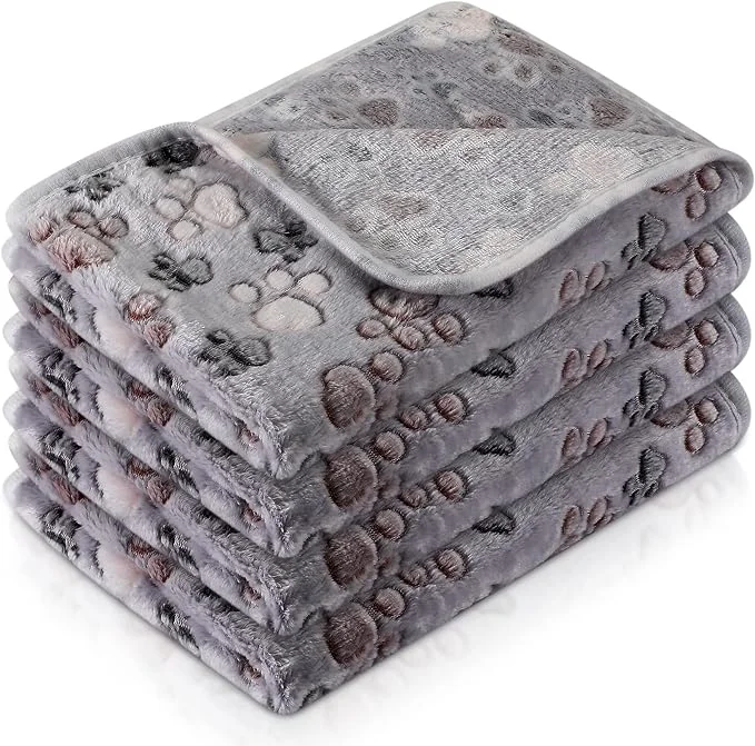 First-Class Tatuo 4 Pcs Dog Blanket for Pet Cat Blankets Indoor Puppy Teething Stuff Toys Lightweight