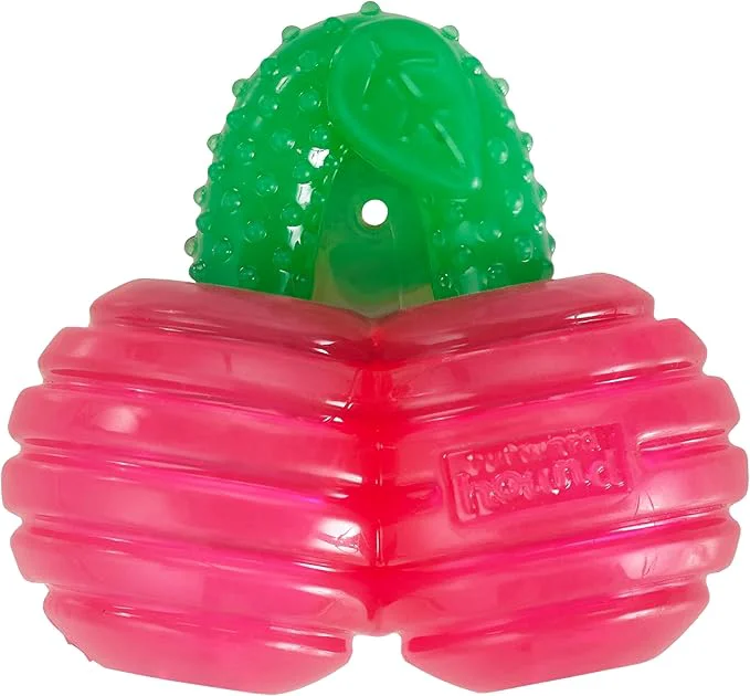 Stylish Outward Hound Gummiez Cherries Dog Toy Treat Stuffer 4″ x 4″ Cherry-Scent Secure