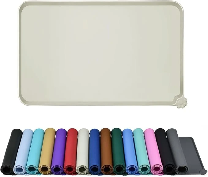 Traditional Waterproof Pet Feeding Mat Long-Lasting