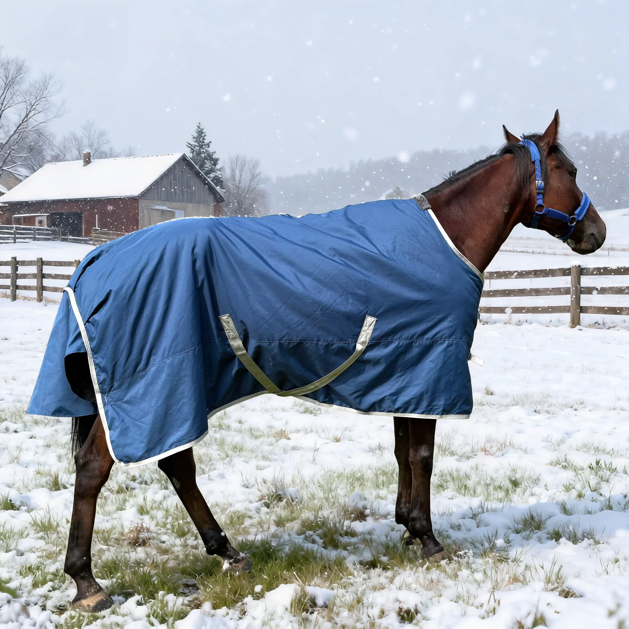 Safe XUANNIAO Winter 1200D Premium Turnout Horse Blanket – Medium Weight Waterproof Quality