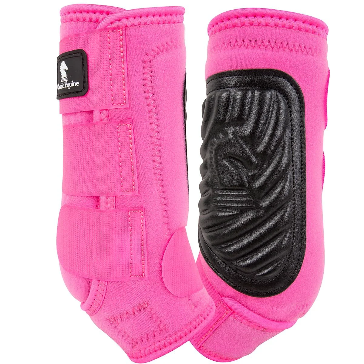 Breathable Classic Equine Classic Fit Front Boots – Hot Pink Small Sophisticated