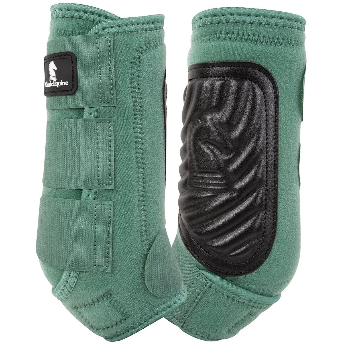 Dependable Classic Equine Fit Spruce Front Splint Boots – Spruce Large High-Quality