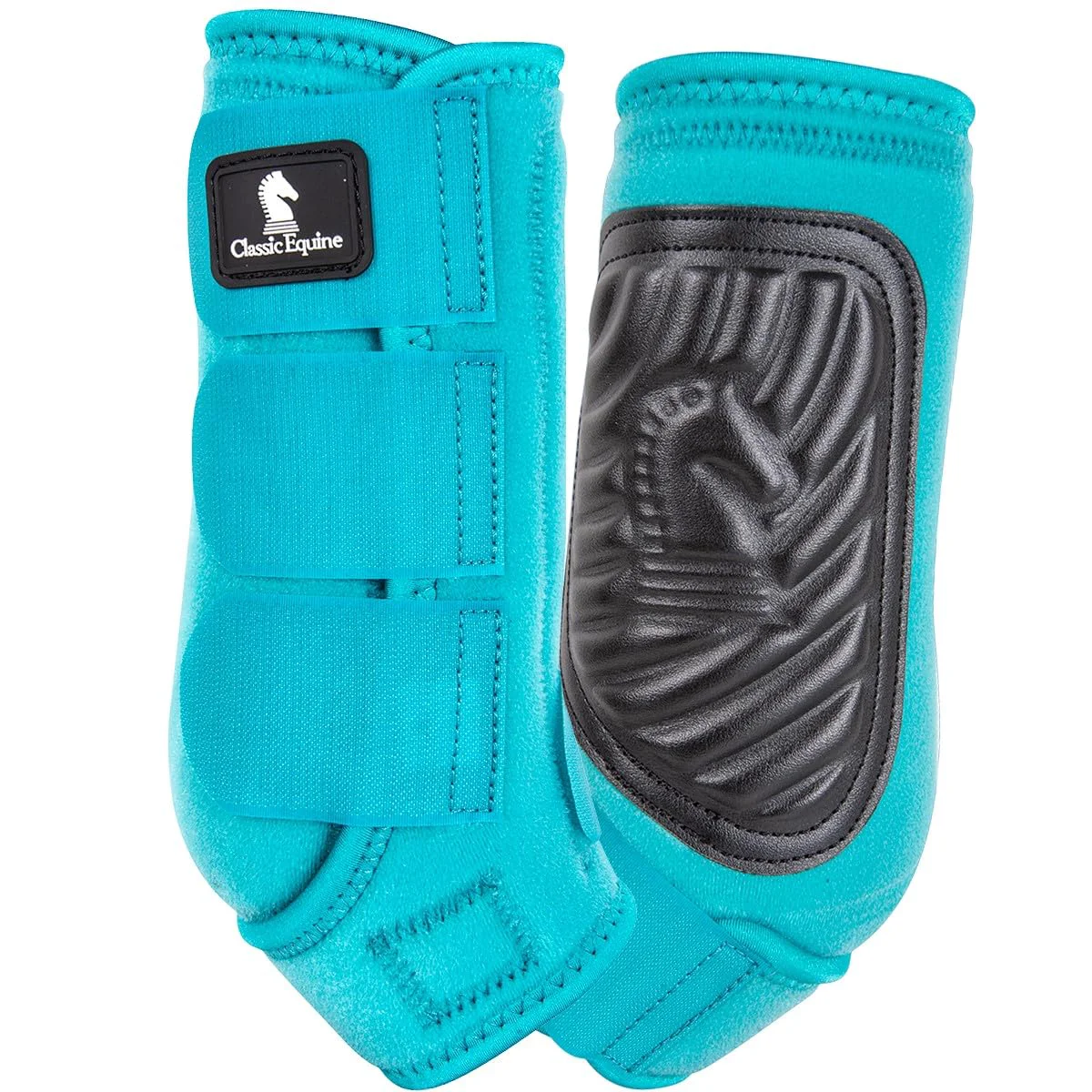 Practical Classic Equine ClassicFit Sling Boots Front Aqua Small Protective Sling Boot with Splint Pad Proven