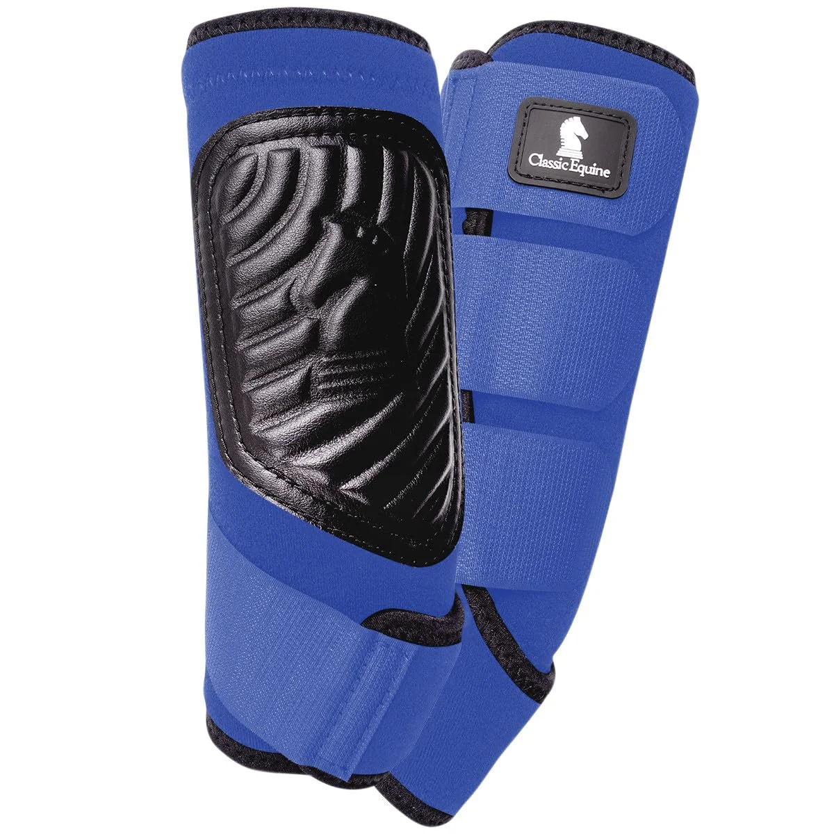 Elegant Classic Equine ClassicFit Sling Boots Front - Blue Medium Easy-to-Use