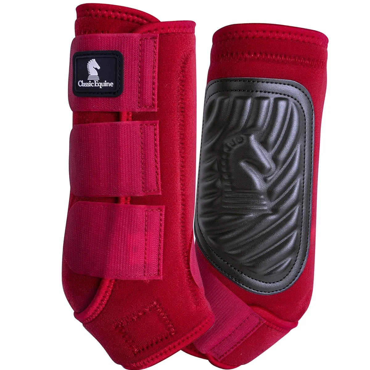 Easy-to-Use Classic Equine ClassicFit Sling Boots Front - Dark Denim Small Premium