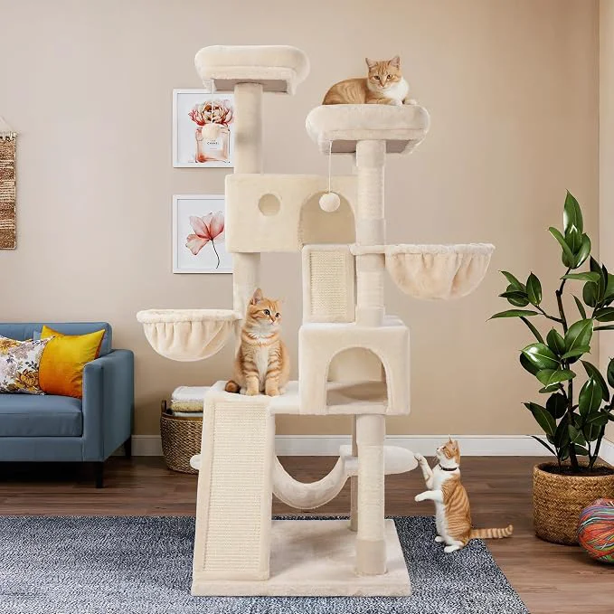 Superior WEEWAY Cat Tree Tower for Indoor Cats Stand House Condo Cave Sisal Scratching Optimized