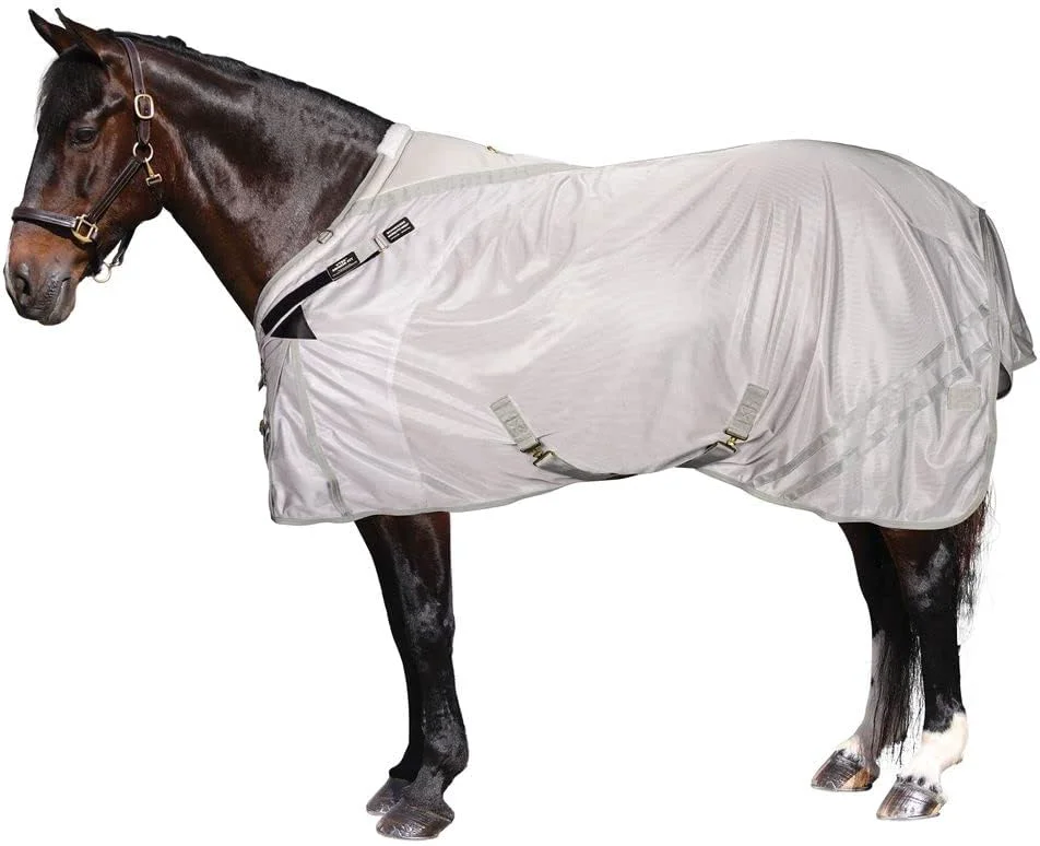 Functional Dura-Tech RipGuard Adjusta-Fit Horse Fly Sheets Self-Repairing Durability Enhanced UV Insect Protection I for All Horse Breeds Premium