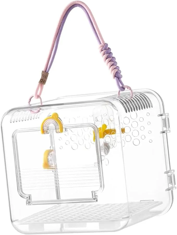 Expertly Made Portable Bird Travel Carrier Cage Effective