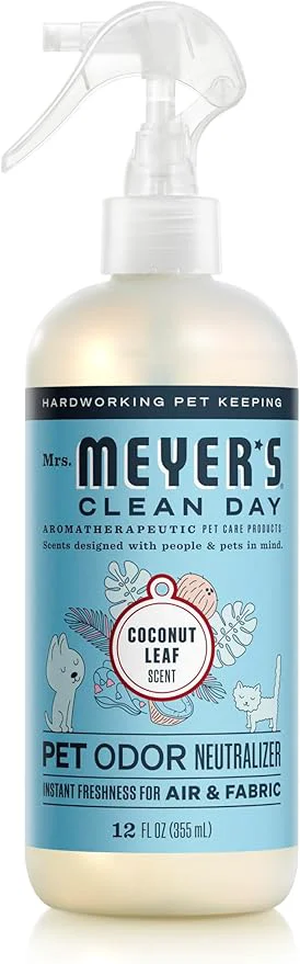Flexible MRS. MEYER'S CLEAN DAY Pet Odor Neutralizer Coconut Leaf Scent Powerful