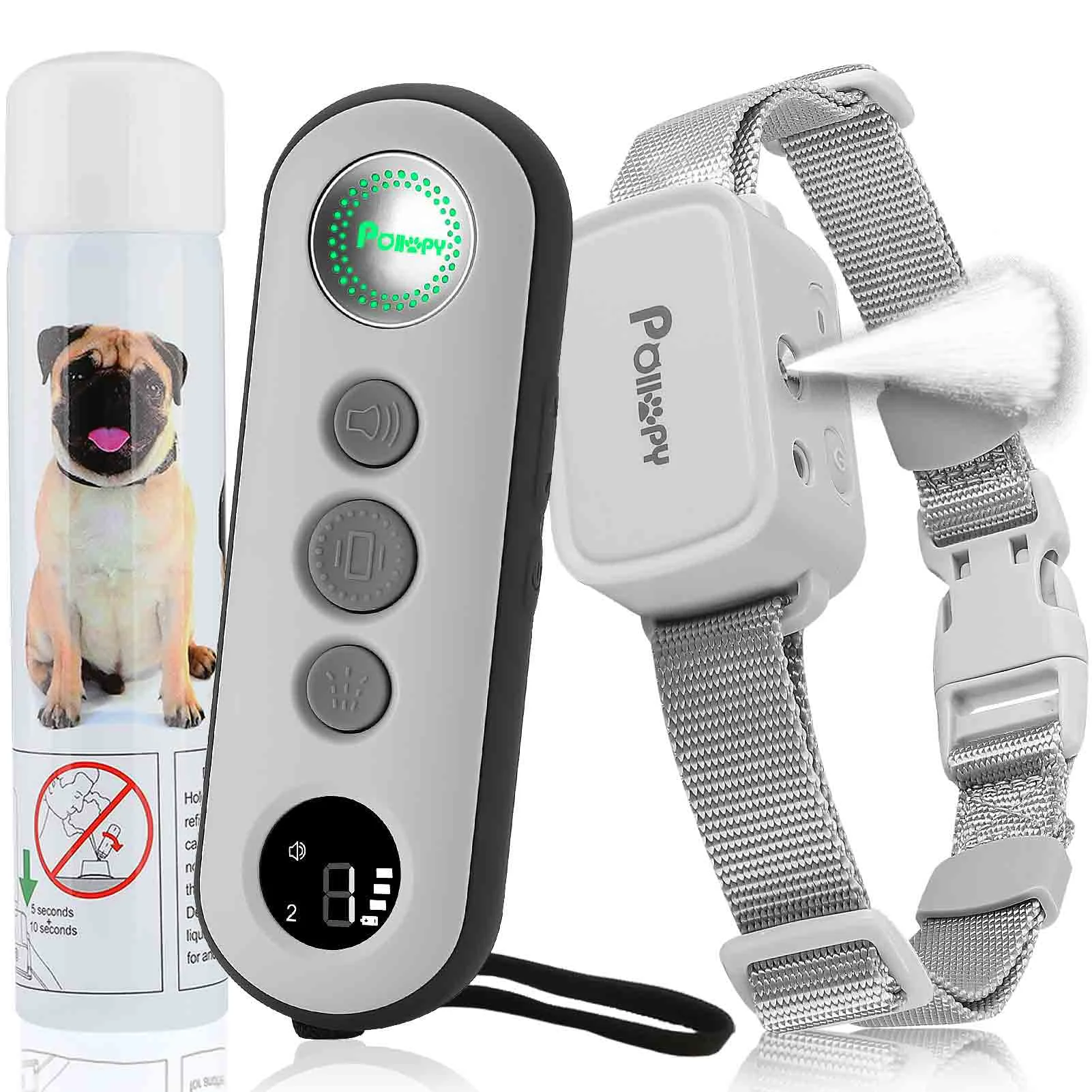Advanced POIIOPY Citronella Dog Training Collar with Remote 1000 ft Range 3 Modes 3 Spray Levels Eco-Friendly
