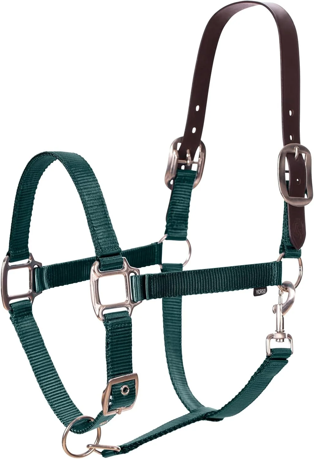 Effective Equinavia Loki Adjustable Breakaway Horse Halter - Hunter Green - Pony Premium
