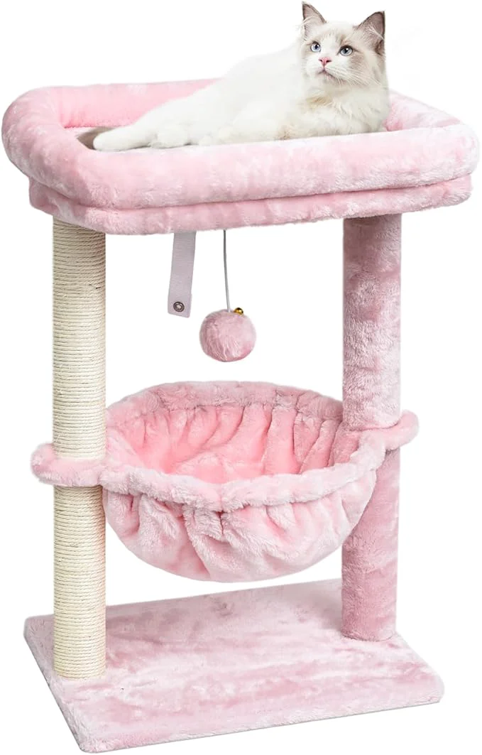 Consistent SYANDLVY Small Cat Tree for Indoor Cats Activity Cat Tower Original