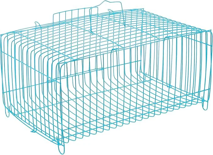 Verified Happyyami Square Pillow Cage for Small Pets Bird Travel Carrier Sturdy Wire Organic