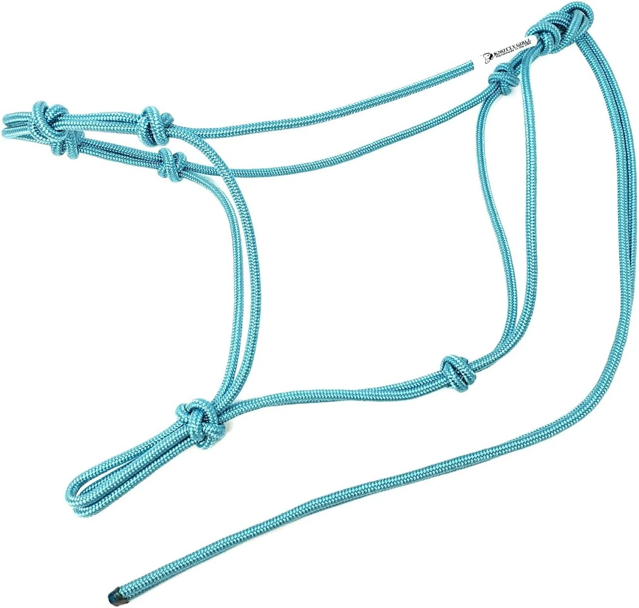 Classic Horse Rope Training Halter - 4 Knot 1 4 Stiff Halter Cord - Used by Famous Trainers Multiple Sizes Multiple Colors Crafted