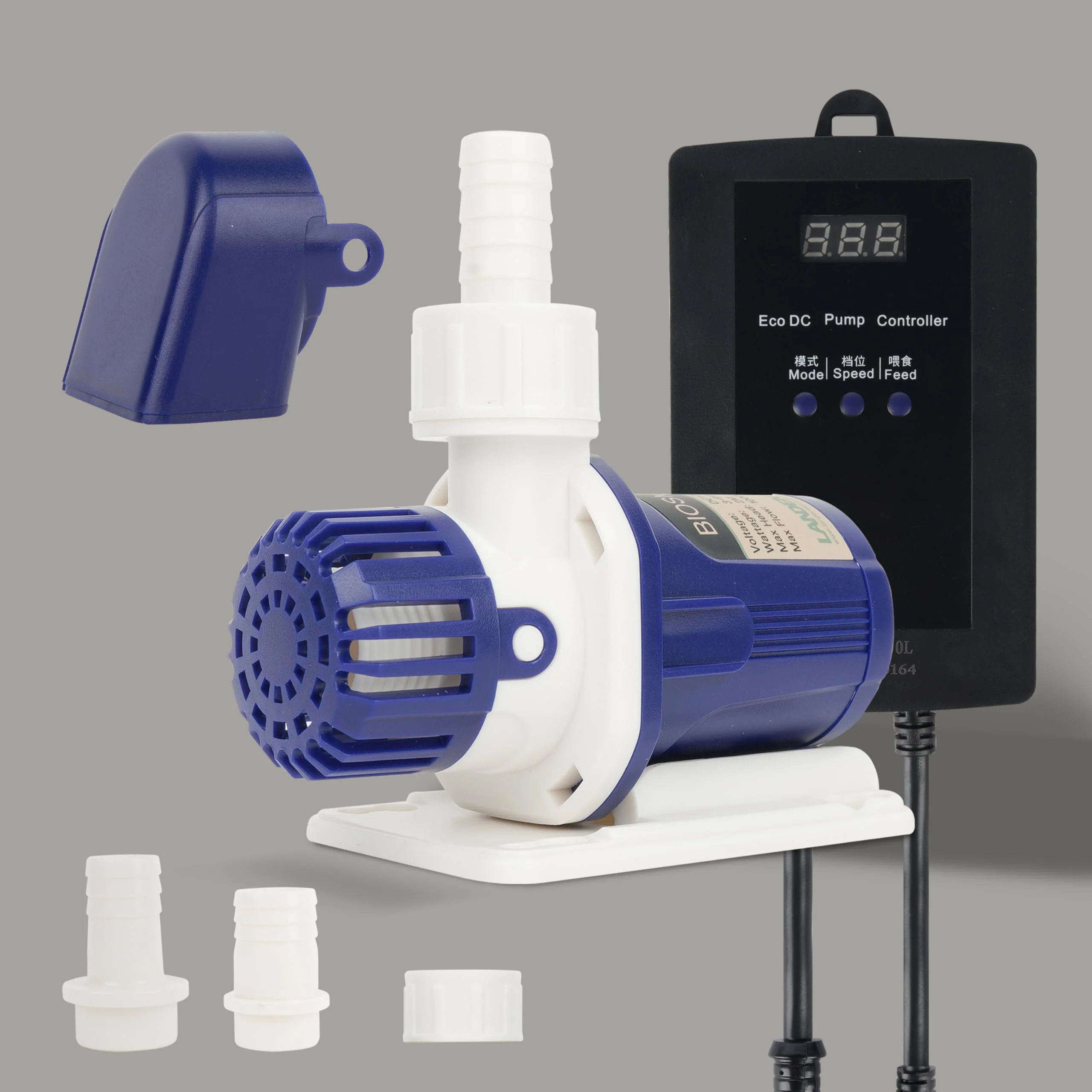 Convenient LANDEN BIOSMO 12000DC Sine Wave Return Pump 12000 L H Ultra-Quiet 3 Modes 5m Lift for 300-635 Gallon Tanks Modern