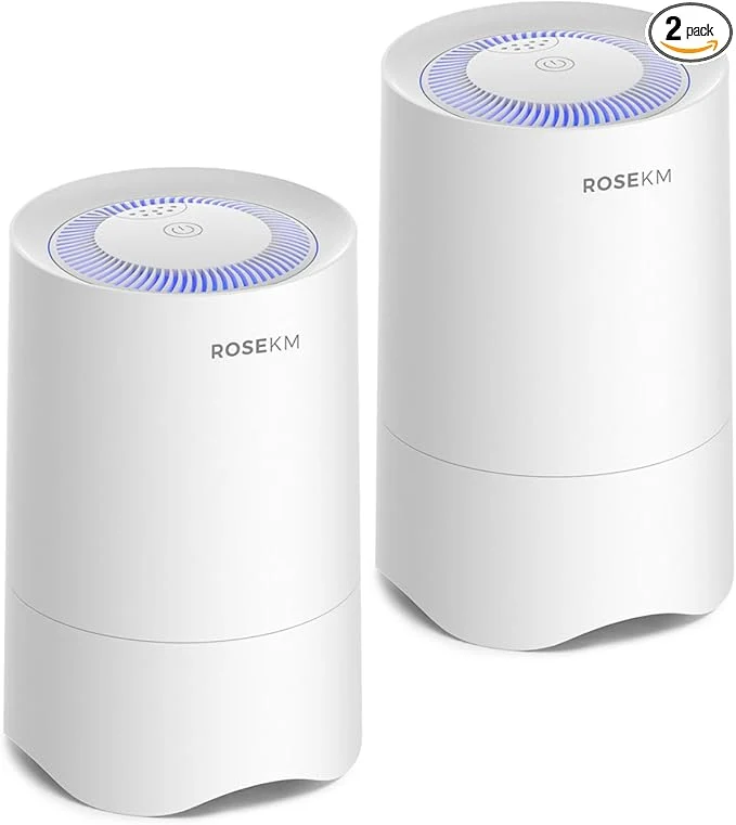 Elite Small Air Purifier for Home Bedroom Personal Desk Mini Air Purifier Room Hepa Responsible
