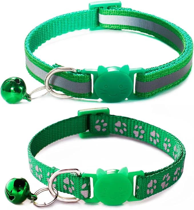 Exclusive Green Breakaway Kitten Collar Professional