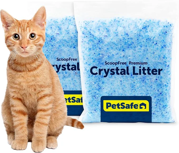 Convenient PetSafe Scoop Premium Crystal Cat Litter Sophisticated