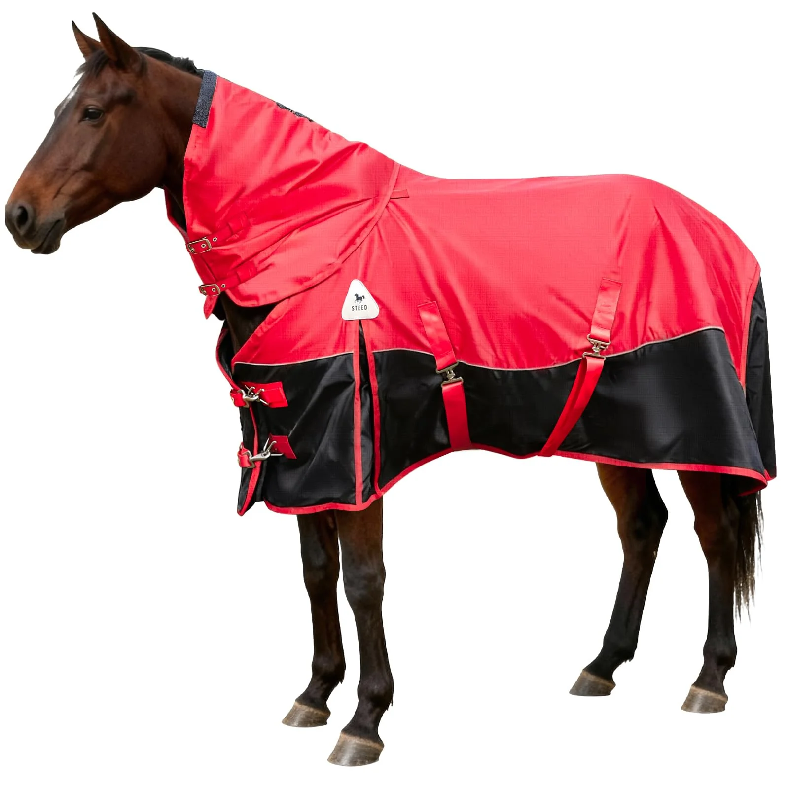 Crafted Vortexain Horse Blanket Winter 78-inch Turnout – 1600D Outer Neck Belly Tail Wrap Certified