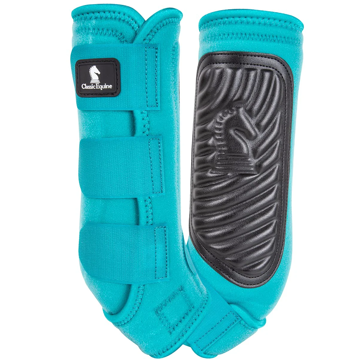 Fast Classic Equine ClassicFit Sling Boots Hind Aqua Small Splint Pad Protection Artisan