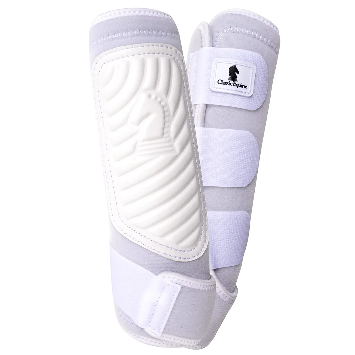 Eco-Friendly Classic Equine ClassicFit Sling Boots Hind - White Large Easy-Apply Protection Proven