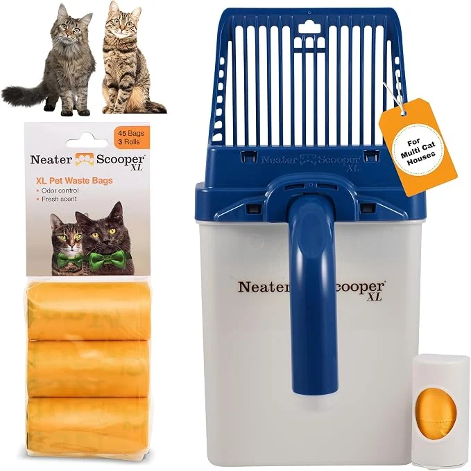 Detailed Neater Pet Brands Neater Scooper XL Cat Litter Scoop 60 Refill Bags – Trusted
