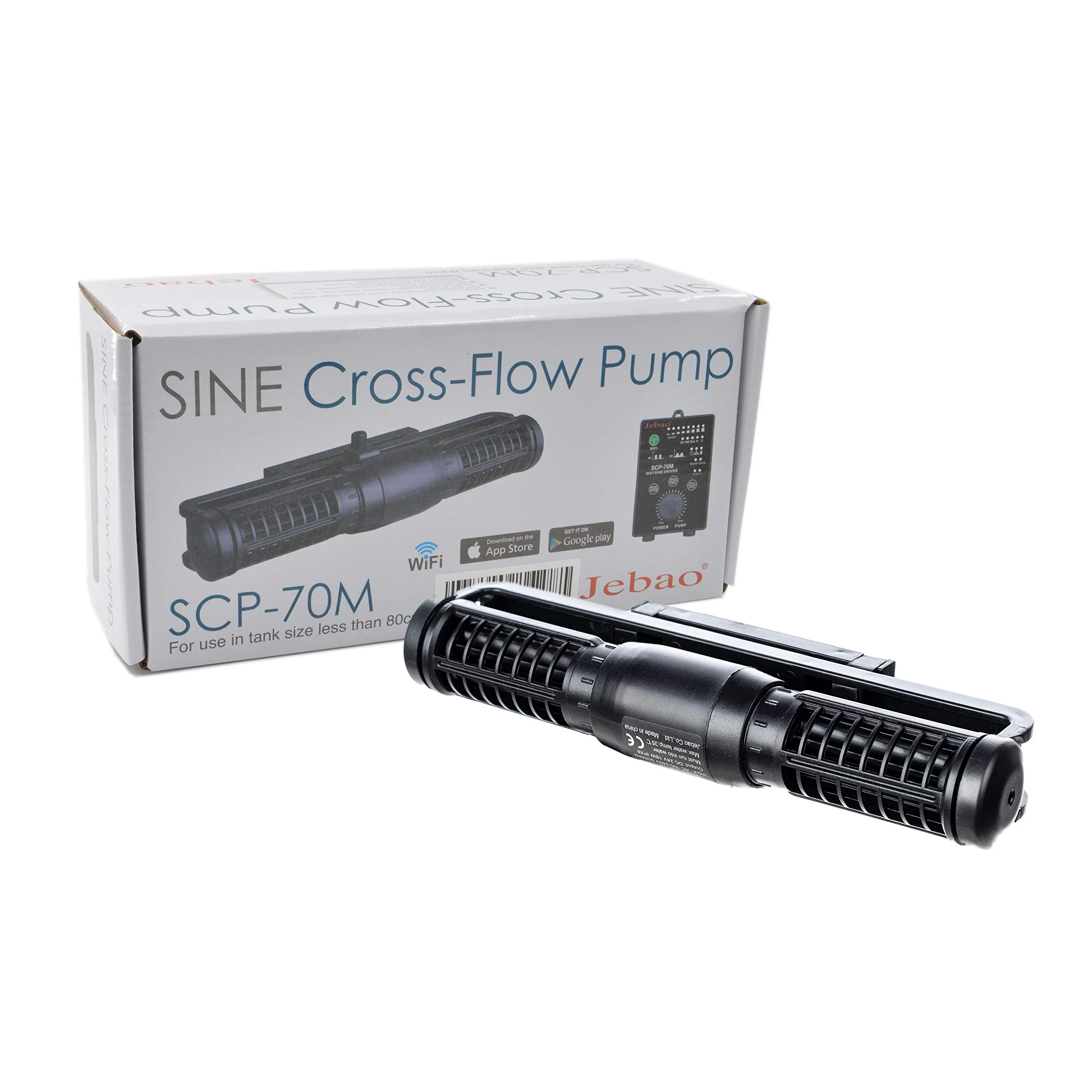 Original Jebao SCP-70M WiFi Sine Cross Flow Pump Wave Maker – 360° Crossflow Controller Quality