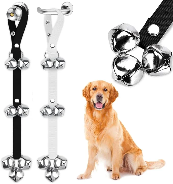 Contemporary BLUETREE 2 Pack Dog Doorbells Premium Quality Training Potty Great Dog Bells Natural