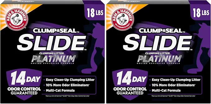 Contemporary ARM HAMMER Clump Seal Slide Platinum Multi-Cat Clumping Cat Litter Quality