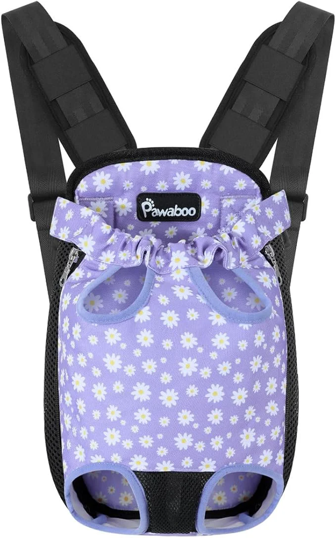 Carefully Designed Pawaboo Pet Carrier Backpack Adjustable Pet Front Cat Dog Carrier Backpack Outstanding