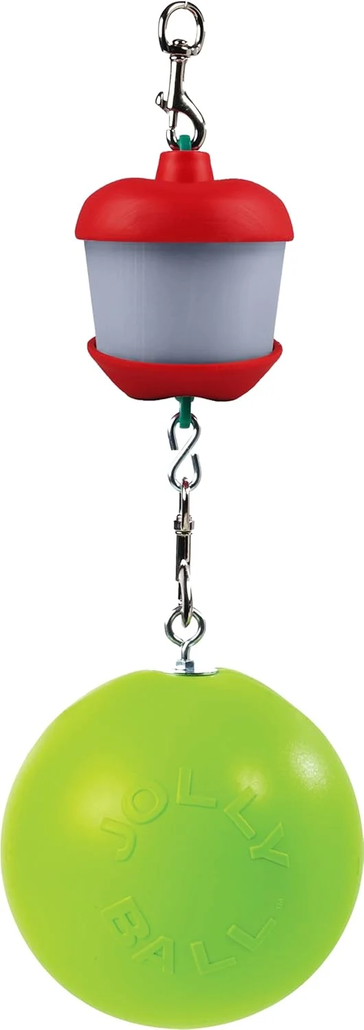 Fast Horsemen's Pride Combo Horse Stall Toy Apple Scented Jolly Ball and Apple Flavored Snack Holder SS203 Unique