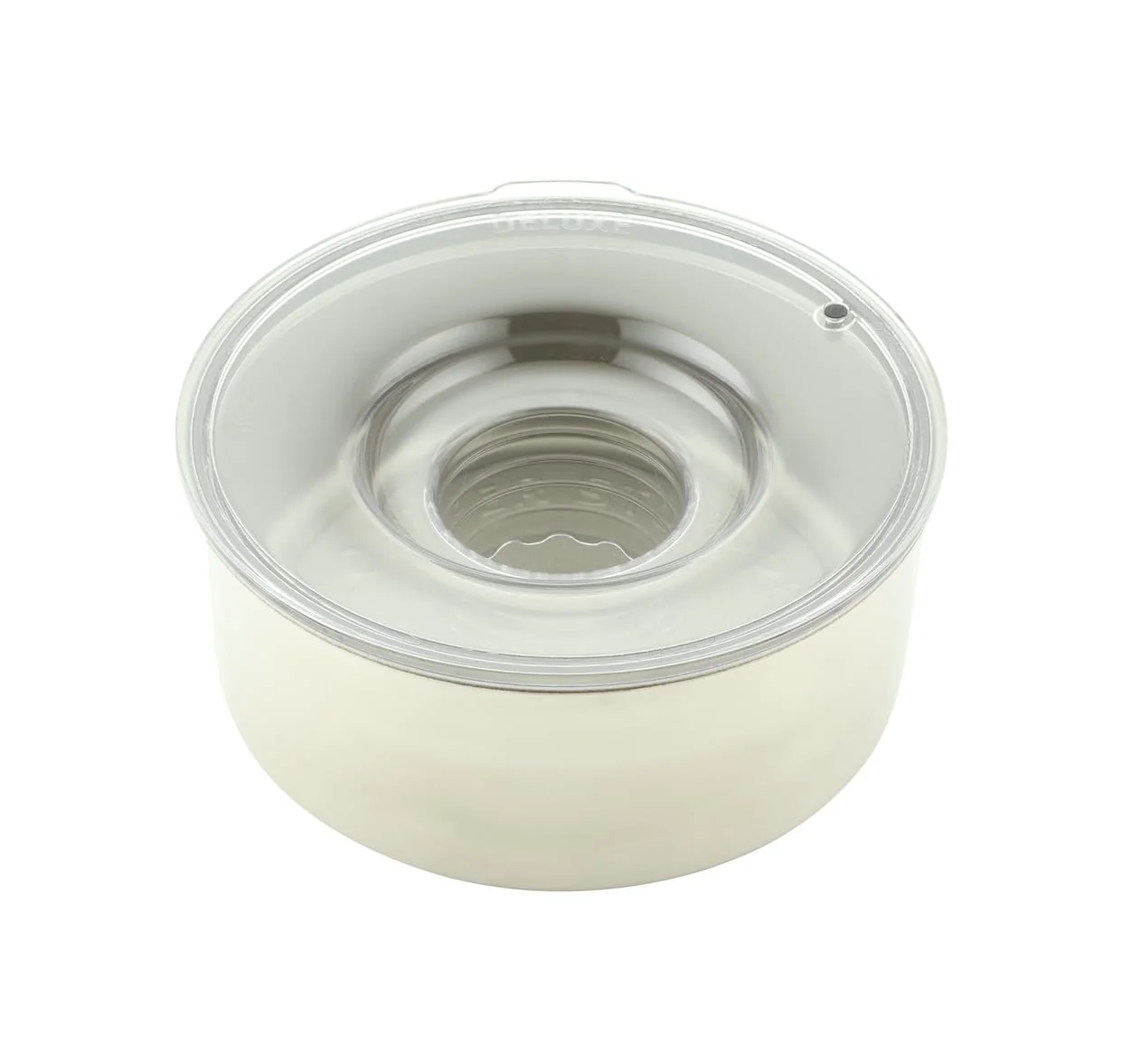 Sustainable Slopper Stopper Dripless Water Bowl for Giant Dogs 86–130 lbs – 1 Gallon Stainless Steel Tritan Lid Carefully Designed