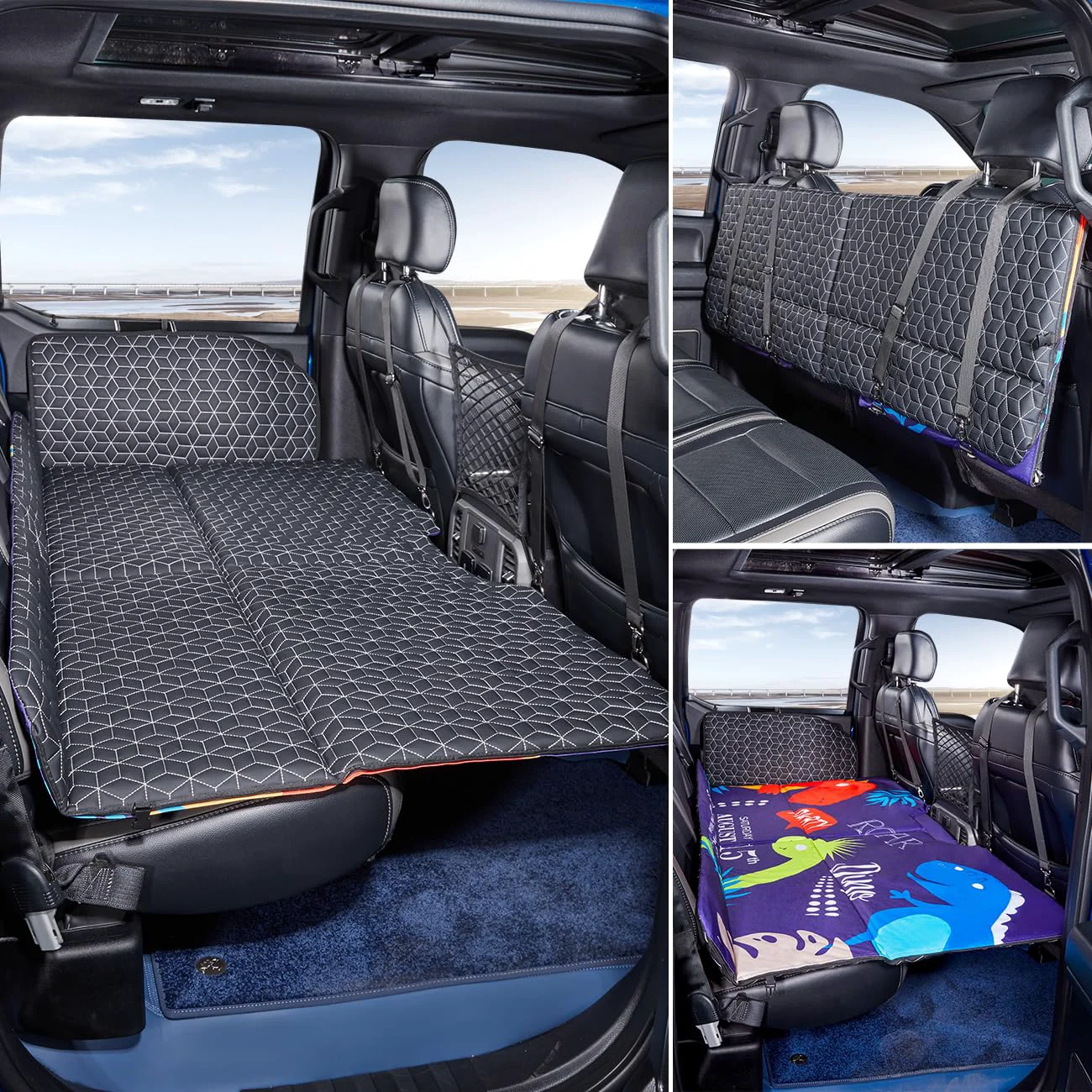 Smooth ABE Dog Back Seat Extender for Trucks - Non-Inflatable Mattress Hammock Powerful