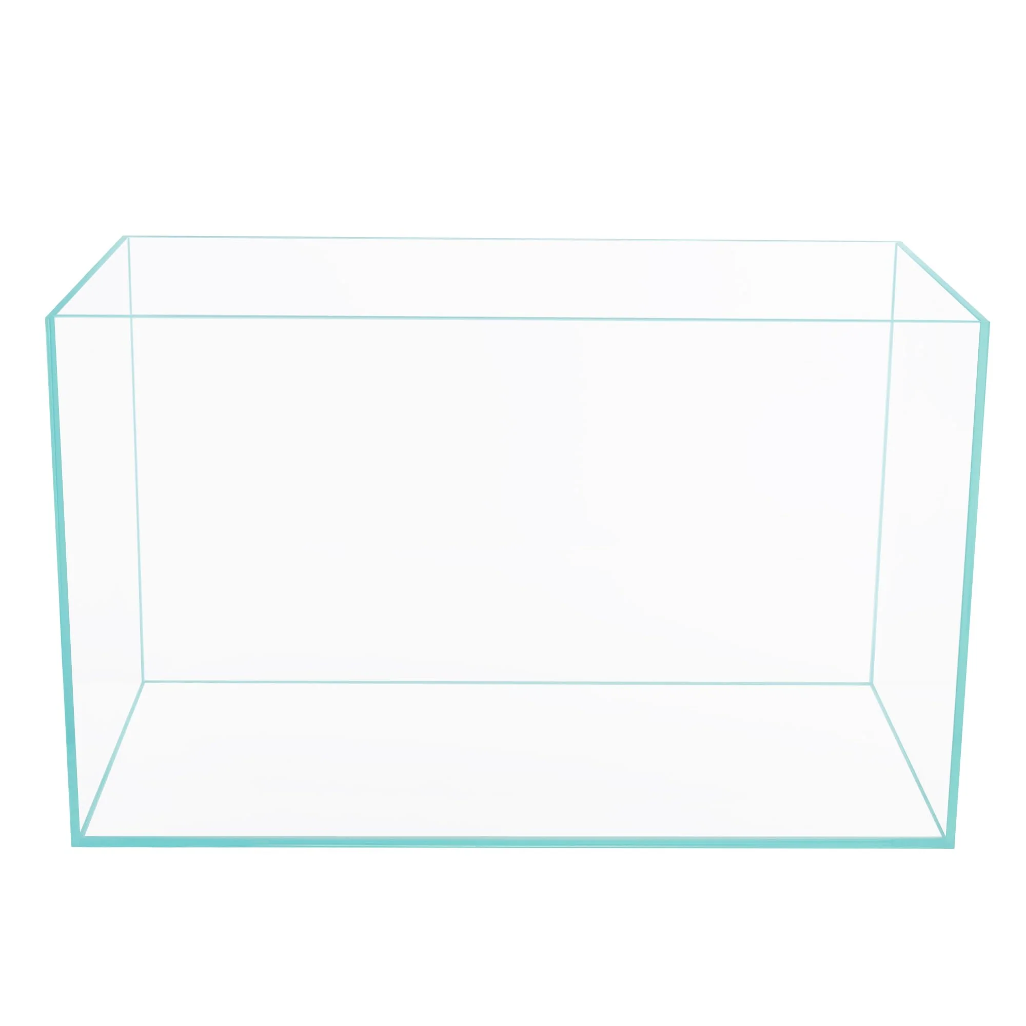 Environmentally Friendly Ultra Clear Rimless Low Iron Glass Aquarium Tank – 60x30x36 cm 6mm with Black Leveling Mat Top-Quality