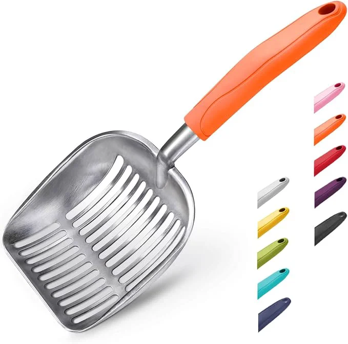 Smooth WePet Cat Litter Scoop Aluminum Alloy Sifter Kitty Metal Scooper Deep Shovel Excellent