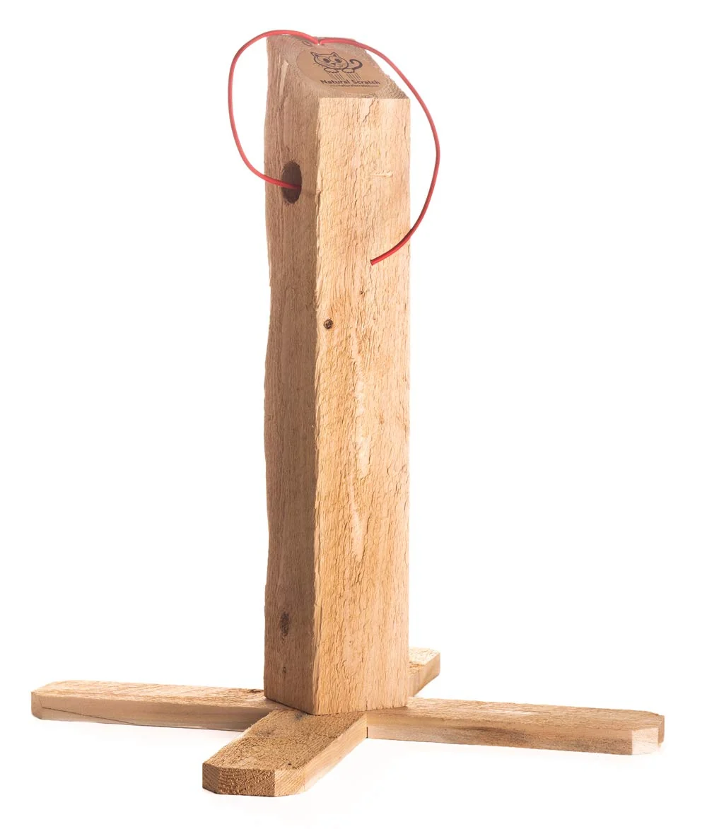 Breathable Natural Scratch Cat Scratching Post - 24 Cedar Post Durable Space-Saving Cat Furniture Excellent