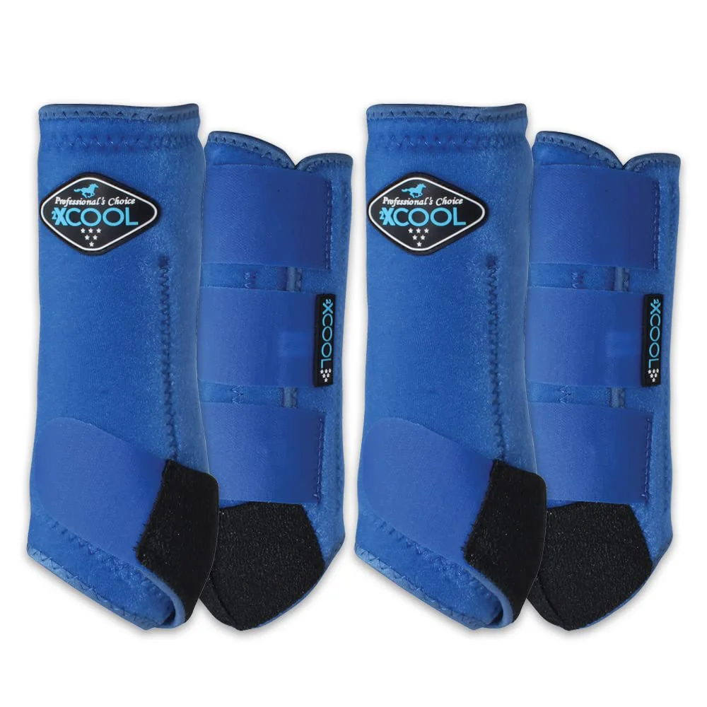 Relaxed Professional's Choice 2XCOOL Sports Medicine Horse Boots 4-Pack Small Royal Effective