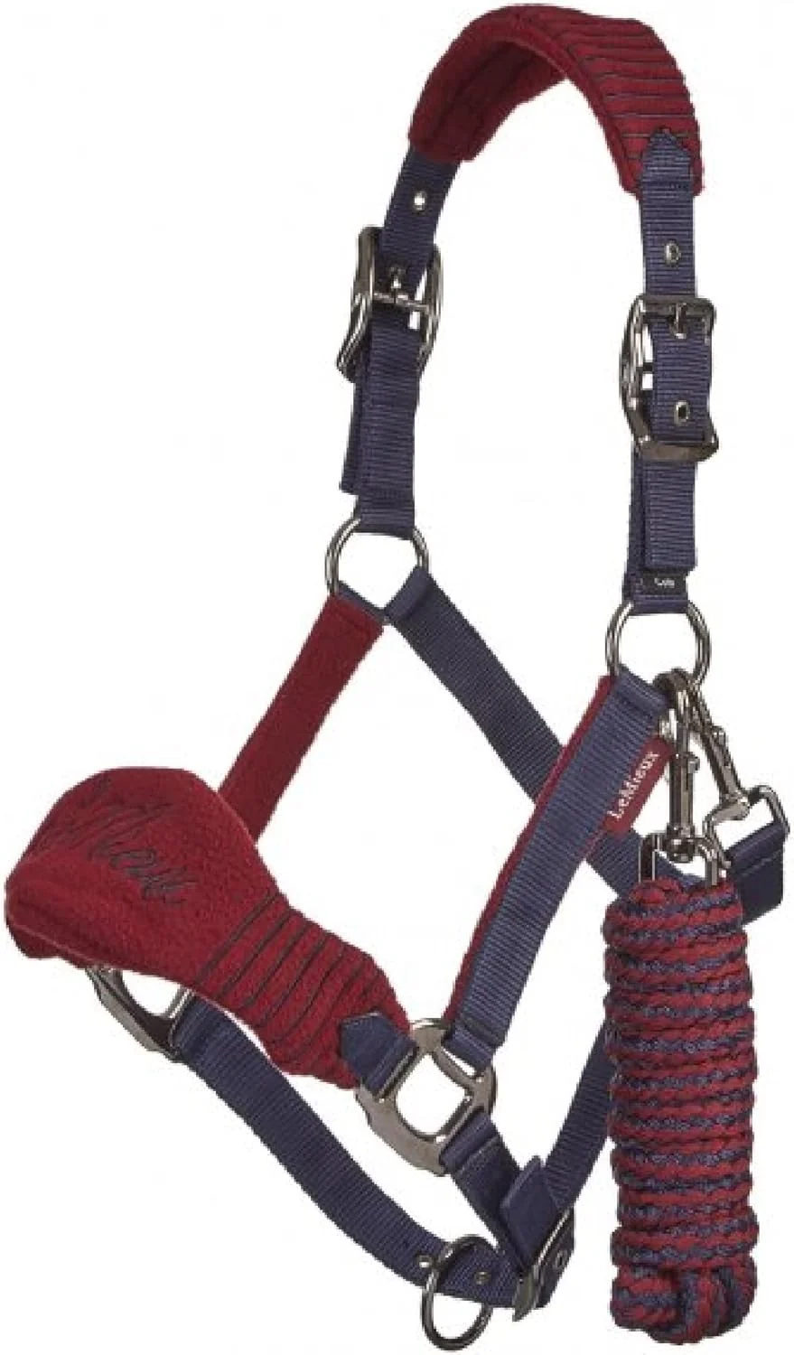 High-End LeMieux Vogue Fleece Headcollar - Halter Leadrope - Extra Padding Adjustable at Curb and Poll Strap Comfortable
