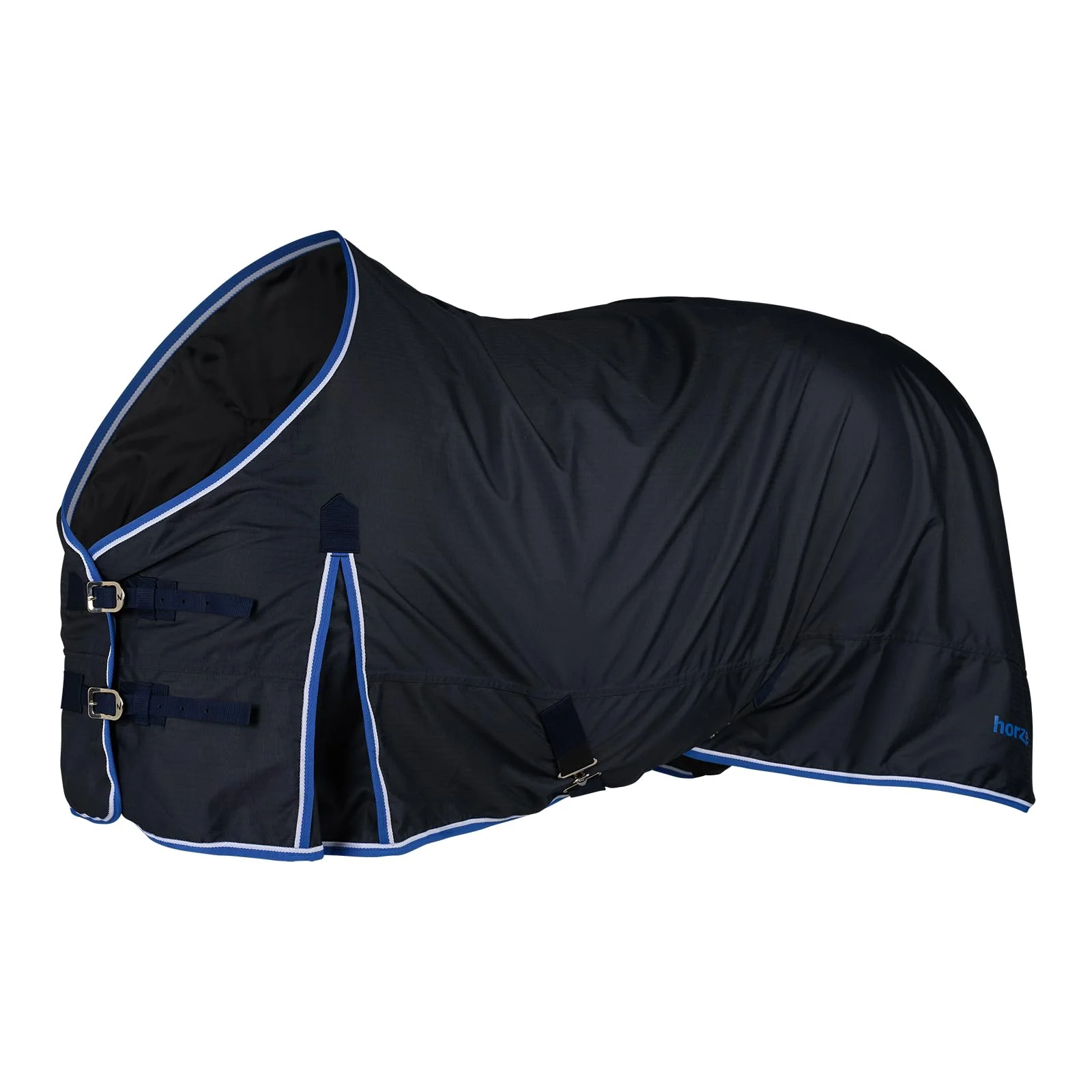 Innovative HORZE Glasgow Lightweight Waterproof Turnout Sheet No Fill - Dark Blue 81 in Refined