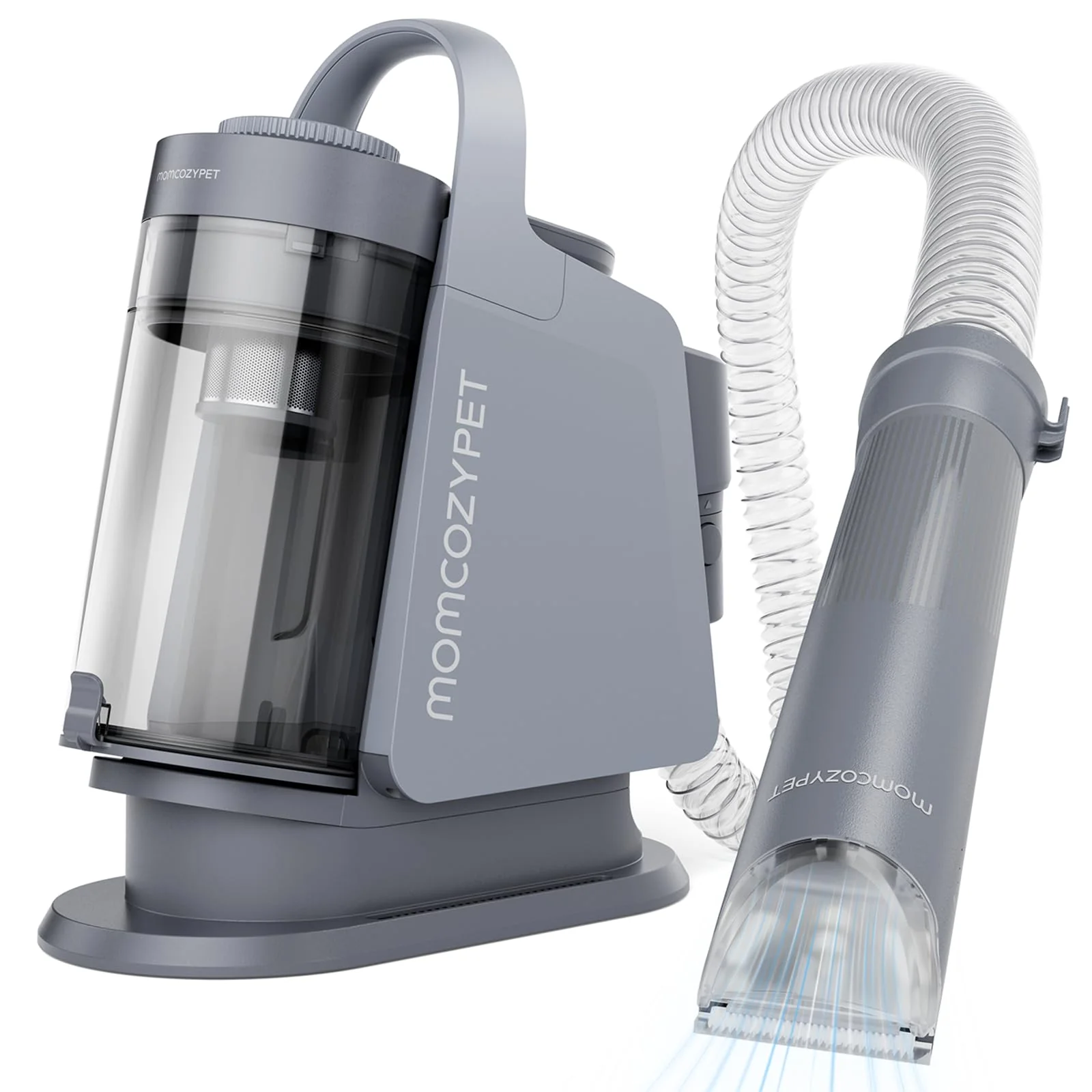 Solid MomcozyPet FurEase Dog Grooming Kit — 13000Pa Vacuum 5 Grooming Tools Healthy