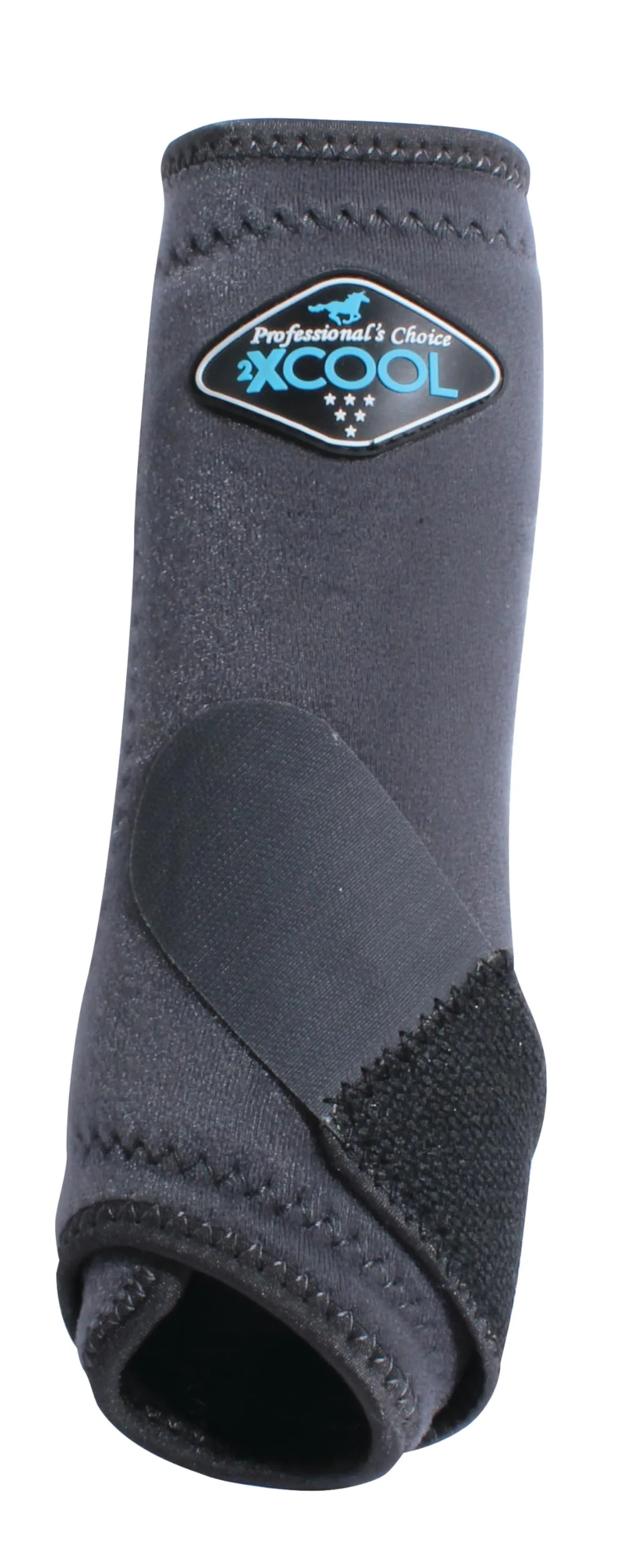 World-Class Professional's Choice 2XCOOL Sports Medicine Horse Boots - Protective Breathable Cooling for Active Horses 2-Pack Charcoal Convenient