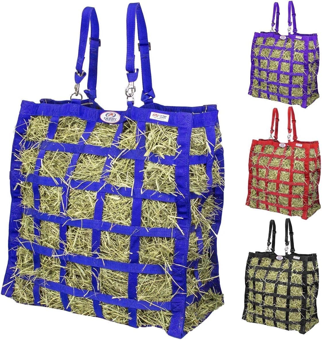 Lightweight Derby s Easy Feeder Horse Hay Bag with Super Tough Bottom and 1 Year Warranty Organic