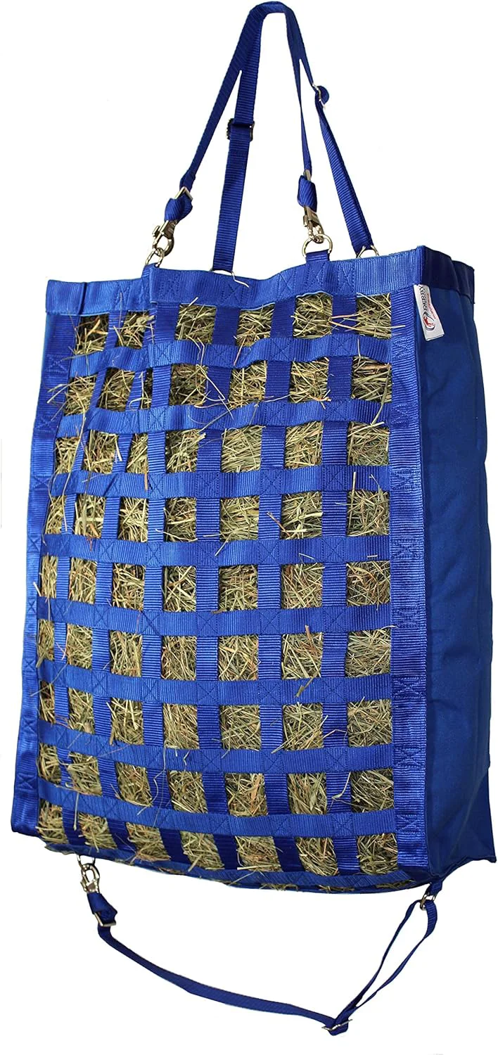 Selected Derby s Front Web Slow Feeder Horse Hay Bag Super Tough Bottom with 6 Month Warranty Soft