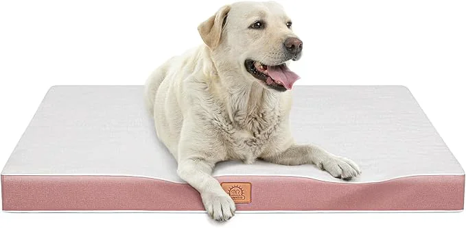 Specialty Sunheir Orthopedic Dog Bed for Large Dogs Waterproof Deluxe Plush Dog Crate Bed Unique